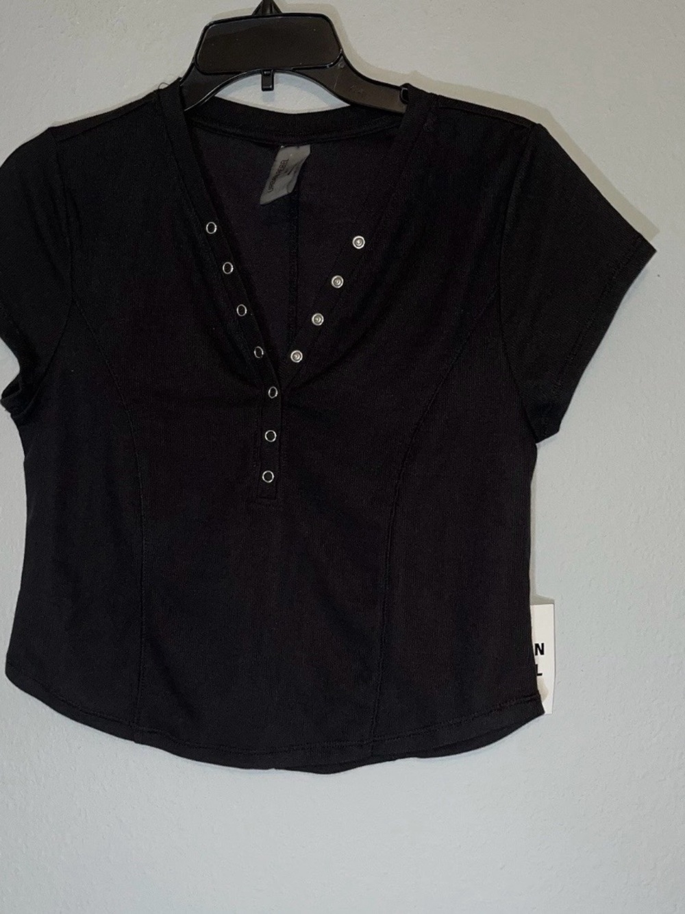 Urban Rebel Snap Front Crop Top Size XL